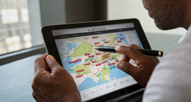 Leonardo_Kino_XL_A_strategic_leader_analyzing_a_3D_map_of_debt_1